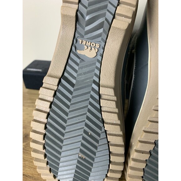 Sorel Boots Womens Size 7 Tivoli II Gray Suede Faux Fur Waterproof Snow - Picture 9 of 13